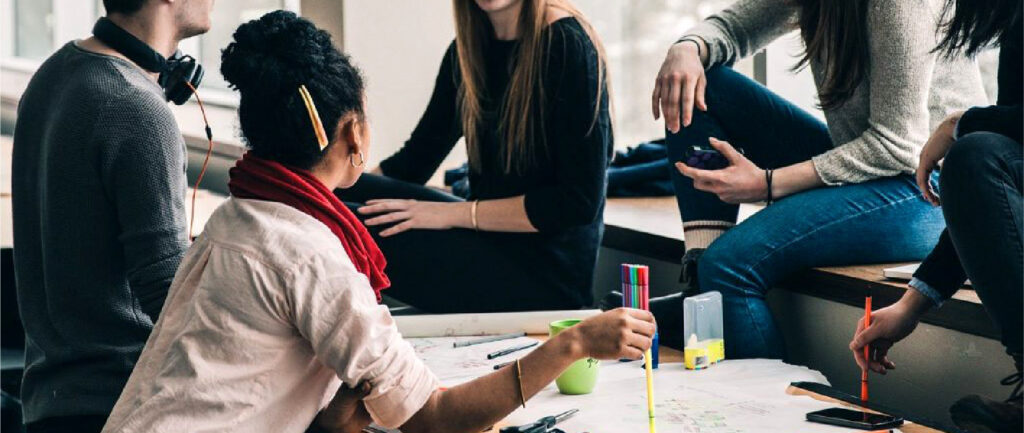 People in a meeting