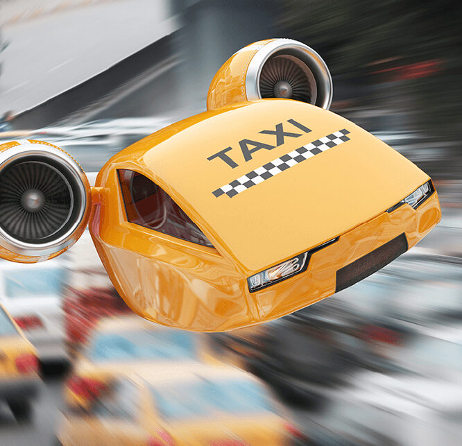 Futuristic Taxi